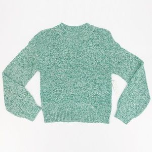 Abound Nordstrom Womens Small Sweater Spring Daze Green Marled Dolman Sleeve NWT